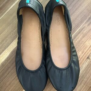 Tieks black flats
